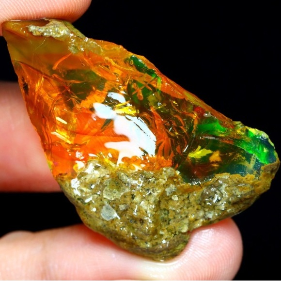 Crystal Opal 32.70Ct Natural Ethiopian Water Crystal Opal Specimen - Picture 1 of 17